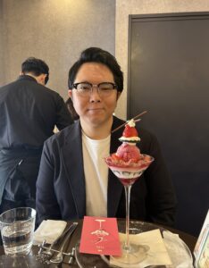 原が頼んだパフェ