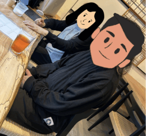 カフェでお話
