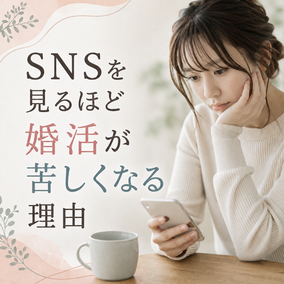婚活をSNSで調べるほど情報が多く疲れることが多い
