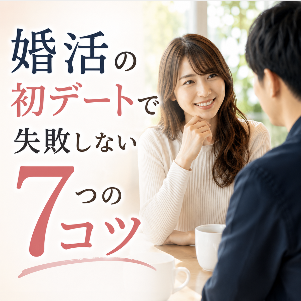 婚活 初デート LINEのポイントをまとめたイメージ画像