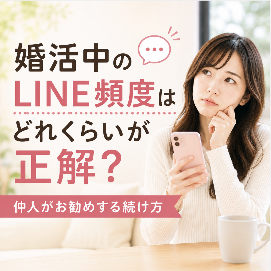 婚活中のLINE頻度について悩む女性